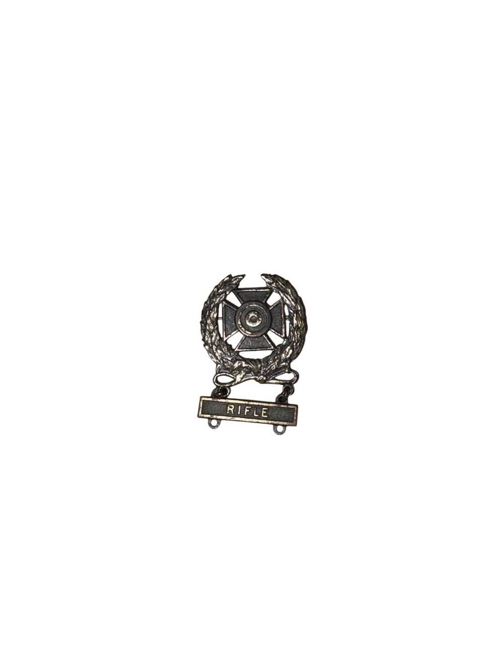 Vintage Rifle Shooting Badge Pin - WWII / Korean War Era